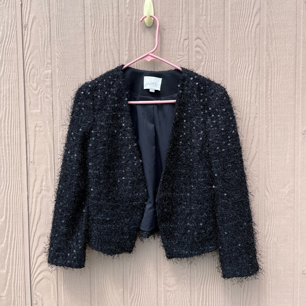LOFT women blazer, lightly used, size 2